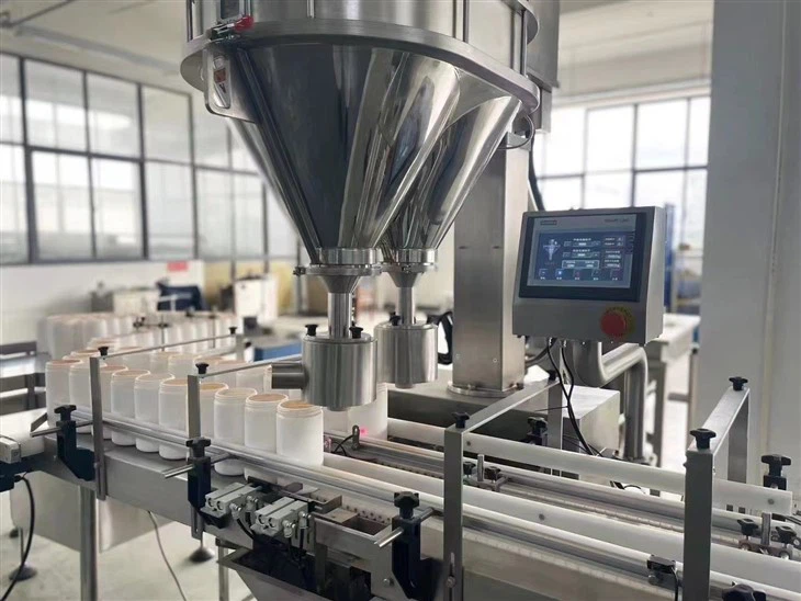 Dual Head/Dual Lane Powder Filling Machine